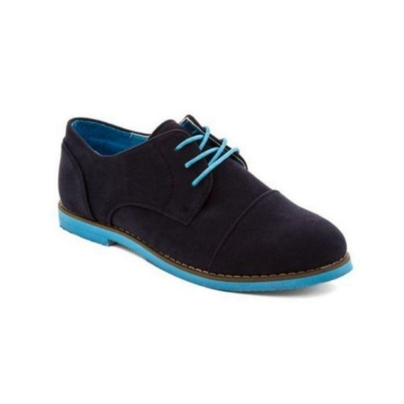 NWT RASOLLI Navy & Aqua Molly Chukka Shoe, 7.5M - Picture 1 of 3